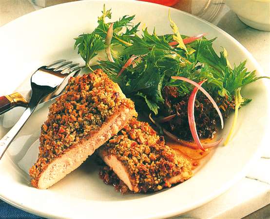 Fried liver with Tahina El Rashidi El Mizan 